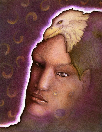 CAVE ROCK WOMAN by Kristen Schwartz
